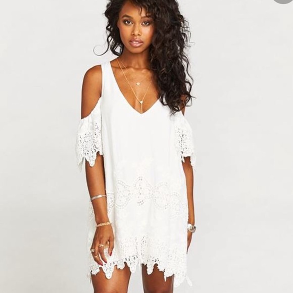 show me your mumu birdie ruffle scallop dress - Picture 1 of 15